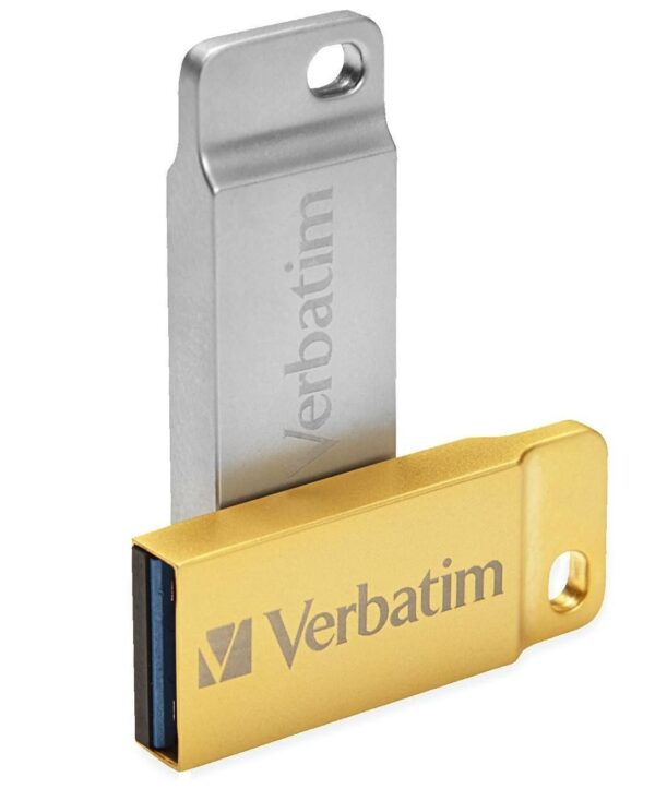 Mini Memoria USB 3.0 Verbatim con Portachiavi 32GB Oro - immagine 6