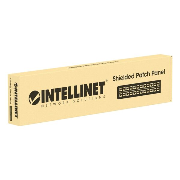 Pannello Patch 24 posti 19'' 0.5U Cat6 FTP Nero - immagine 6