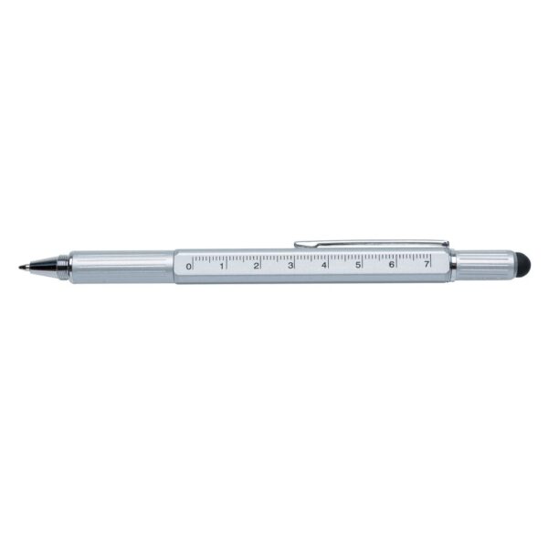 Penna a Sfera Multifunzione 5 in 1 con Cacciavite Bolla e Righello - immagine 4