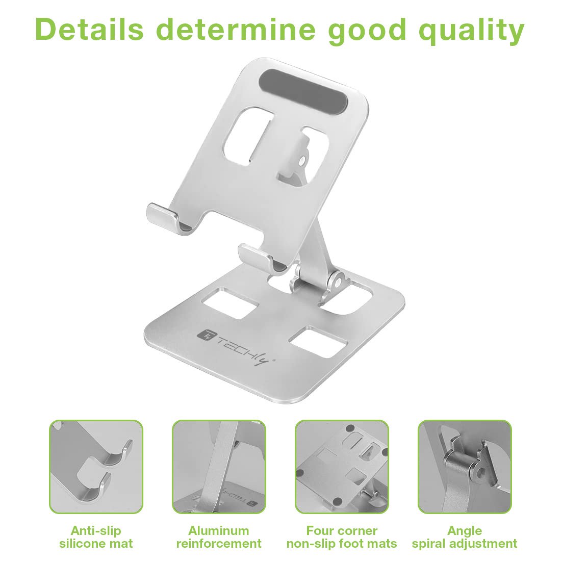 Supporto Universale Porta Smartphone e Tablet Regolabile e Pieghevole - immagine 5