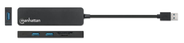 Hub USB 3.2 Gen 1 a 3 porte USB-A con Lettore Schede - immagine 6