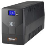 Gruppo di Continuità UPS X2 700VA LCD con 4 Prese IEC Nero