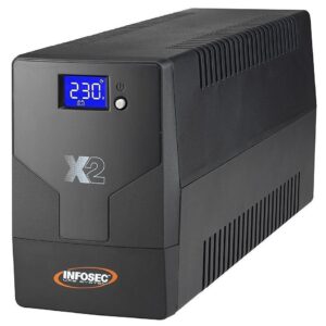 Gruppo di Continuità UPS X2 700VA LCD con 4 Prese IEC Nero