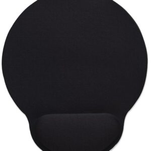 Tappetino con Cuscinetto Poggiapolso in Gel Nero