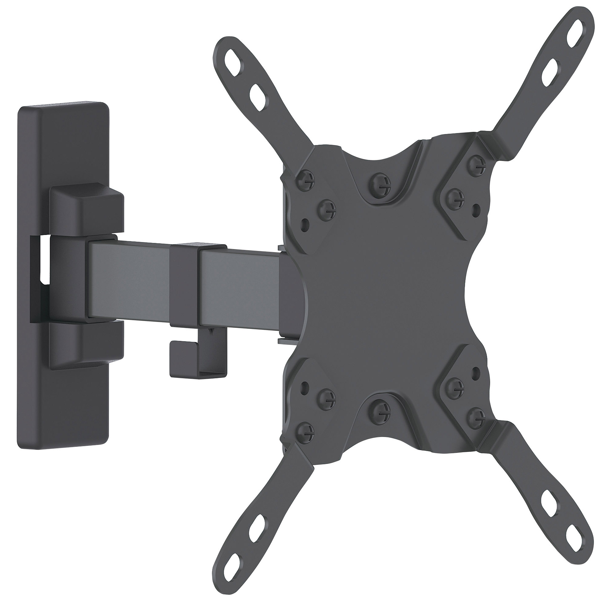 Staffa a Muro Universale 2 Snodi per TV LED LCD 13-42'' Nero