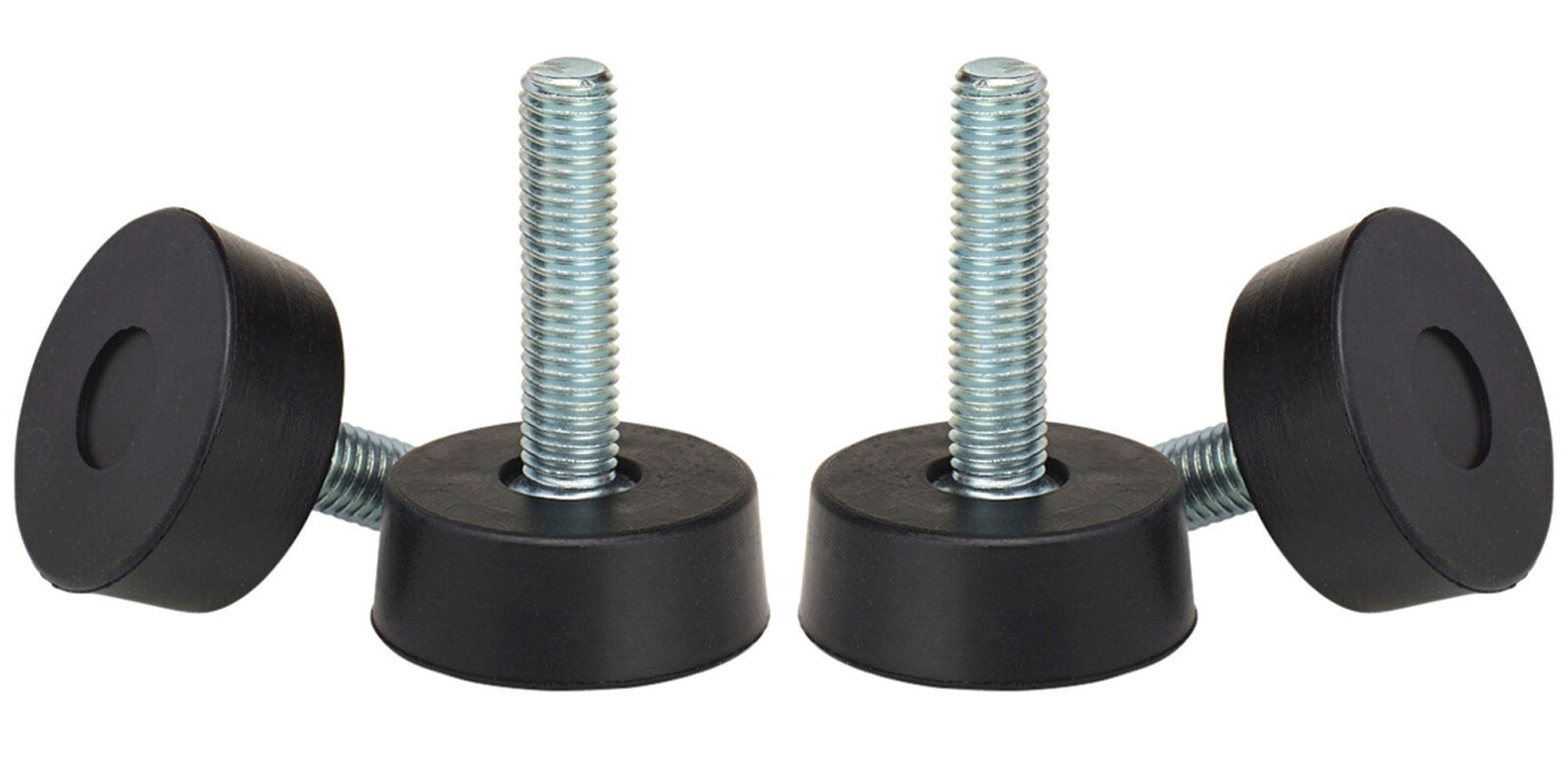 Kit 4 Piedi di Livellamento Antivibrazioni per Armadi Rack