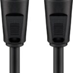 Cavo Antenna TV M/F 2,5 m nero