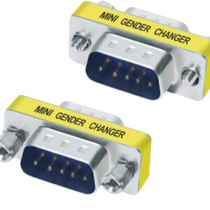 Mini Gender Changer Standard DB 9 poli M/M
