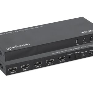 Switch Multiviewer HDMI 4K@30Hz 4x1 Nero