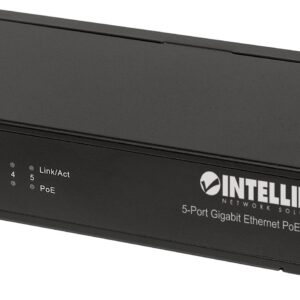 Switch PoE+ 5 porte Gigabit Ethernet