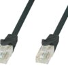 Cavo di rete Patch in CCA Cat.5E Nero UTP 3 metri