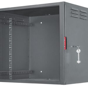 Armadio Rack 19'' a muro 6unità con serratura di sicurezza