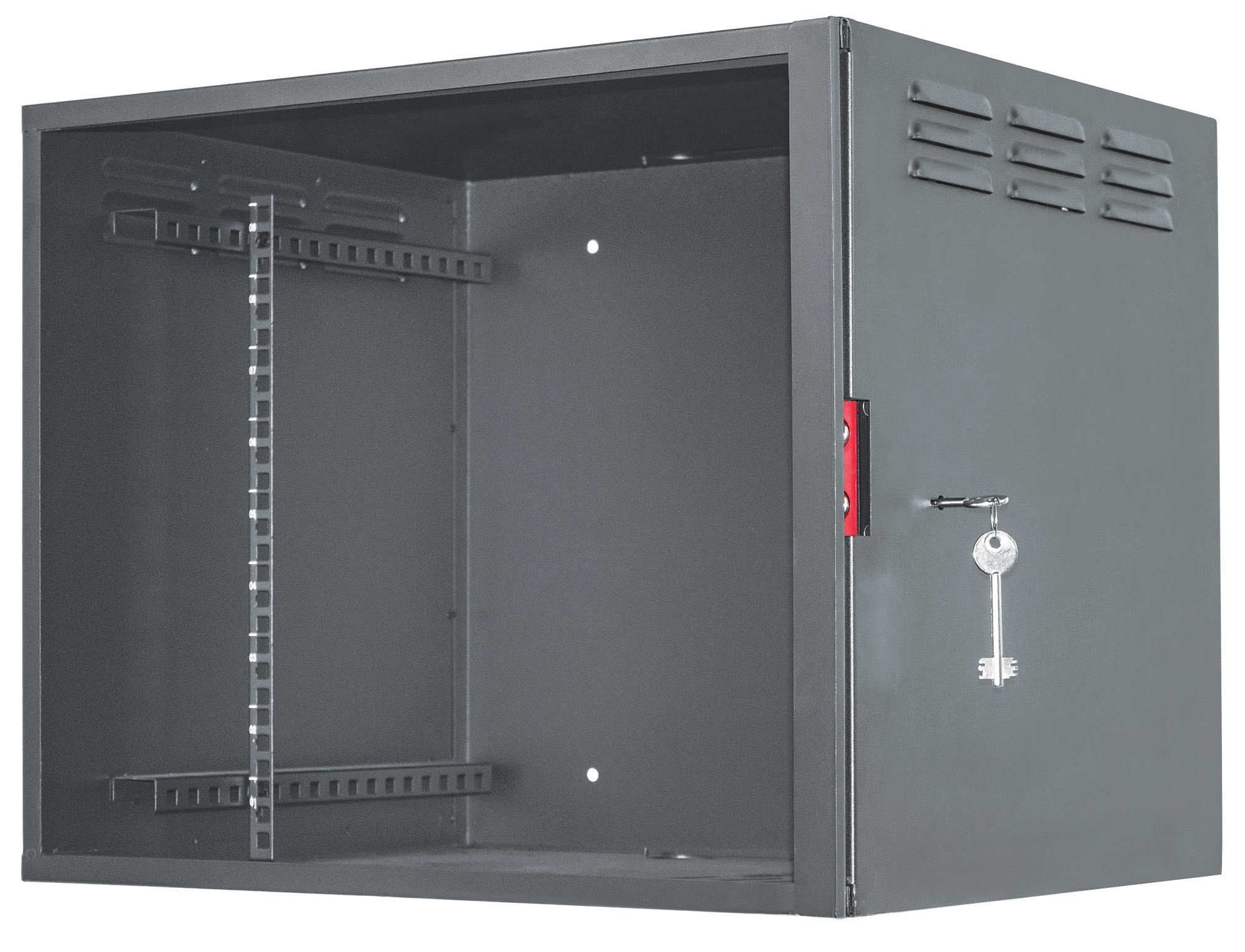 Armadio Rack 19'' a muro 6unità con serratura di sicurezza