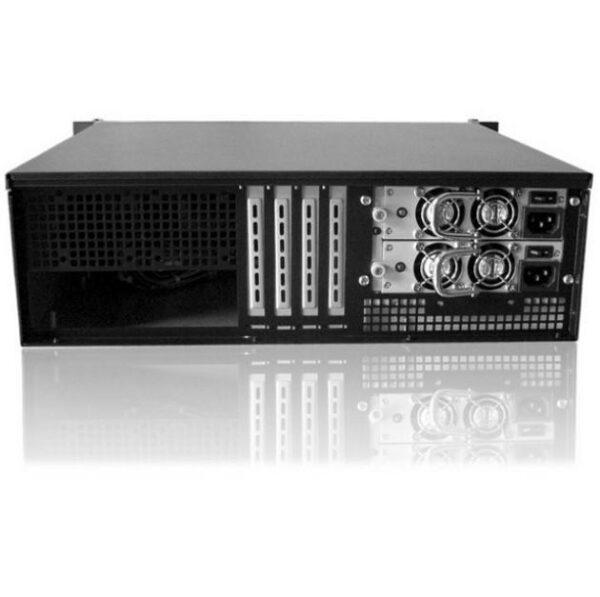 Chassis Industriale da Rack 19'' 3U Ultra Compatto Nero - immagine 6
