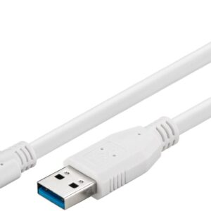 Cavo USB3.0 A Maschio USB-C™ Maschio 1m Bianco