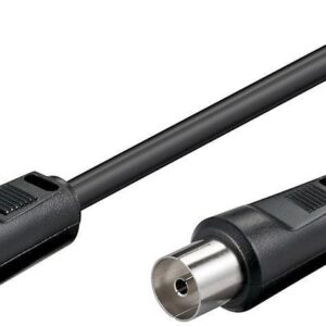 Cavo Antenna TV M/F 1,5 m nero