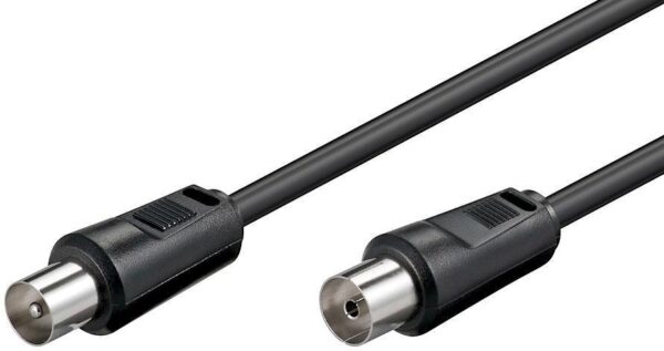 Cavo Antenna TV M/F 1,5 m nero