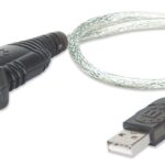 Convertitore Adattatore Manhattan da USB a Seriale 45cm in Blister