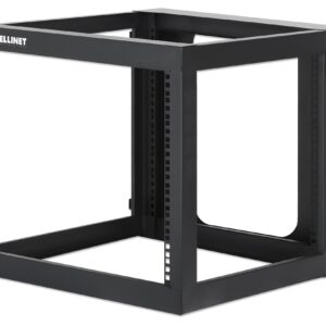 Armadio a Muro 19'' Open Frame 4 Montanti 9U