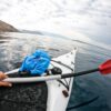 Sacca Impermeabile 20L Dry Bag con Tracolla Regolabile Azzurro - immagine 7
