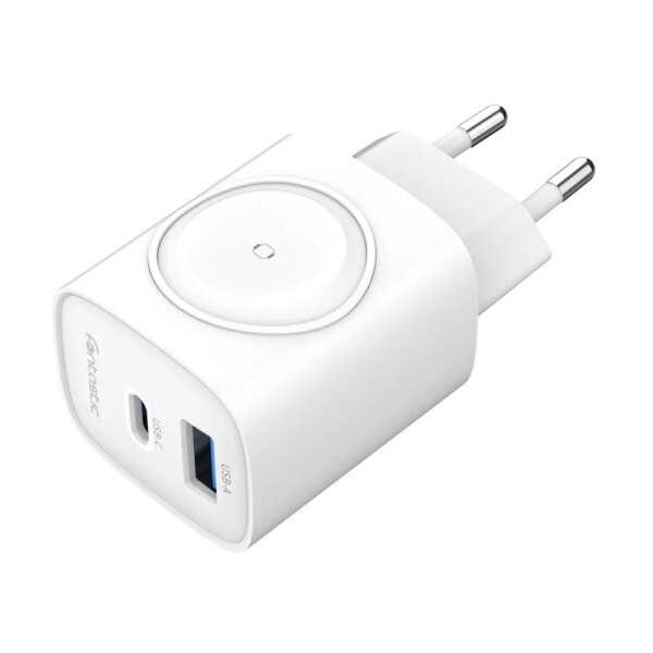 Caricatore Alimentatore GaN 22W da Viaggio Fast Charge USB-A USB-C™ WiGan - immagine 7
