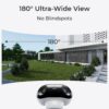 Telecamera di Sicurezza 180° Doppio Obiettivo 8 MP 4K WiFi 6, BWB4K01W - immagine 7
