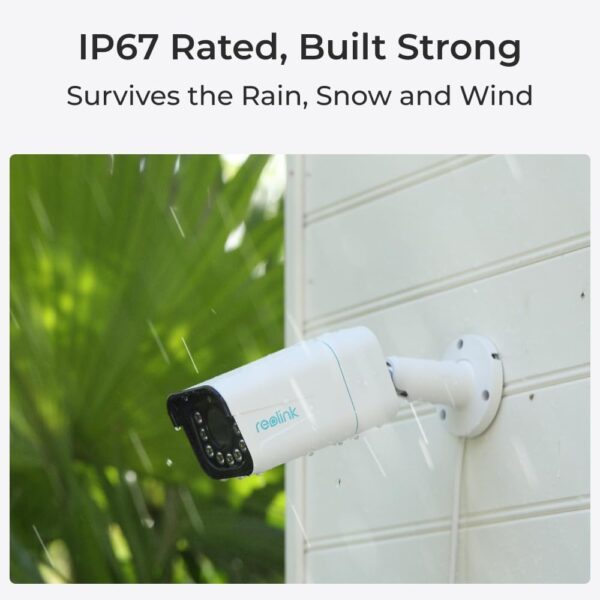 Telecamera CCTV Bullet 8MP 4K PoE IP67, PC811AB4K01 - immagine 7