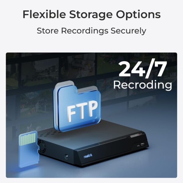 Telecamera di Sicurezza PoE 8MP 4K PTZ con Auto-Zoom Tracking 360° IP66, PC823ASD4K03 - immagine 7