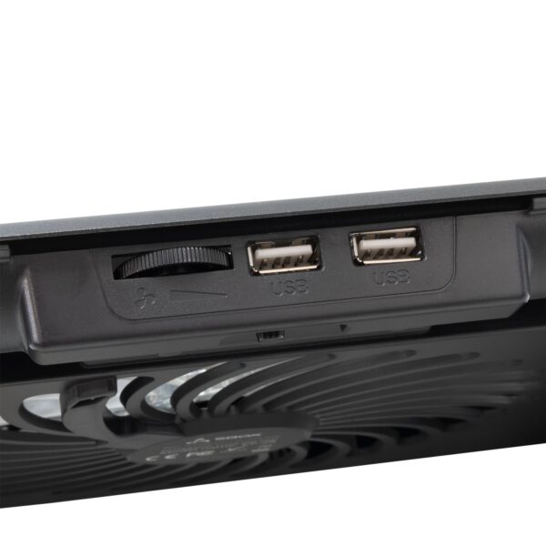 Supporto di Raffreddamento per Notebook fino a 17,3'' con 8 Regolazioni di Altezza e 2 Porte USB, CP-28 - immagine 7