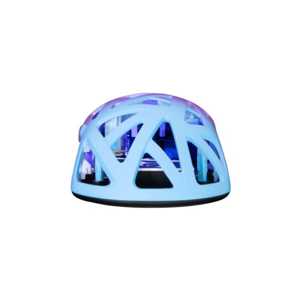 Mouse Ottico Wireless Gaming 24000 Dpi Retroilluminazione DPI LED Blu Viola, DAGONET-BLP - immagine 7