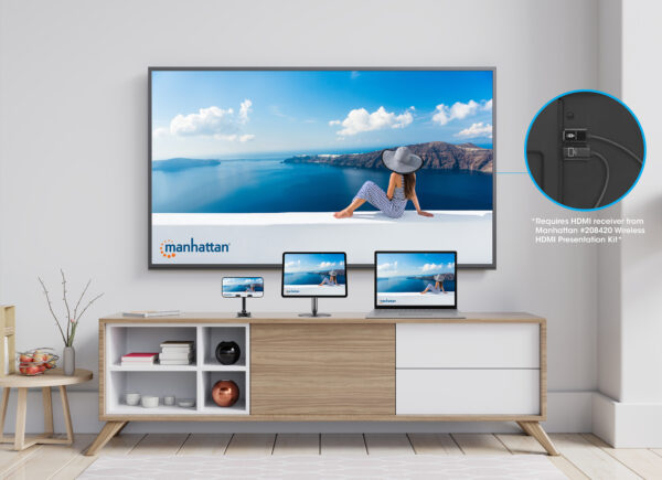 Adattatore Wireless HDMI 1080p con Trasmettitore USB-C™ - immagine 7