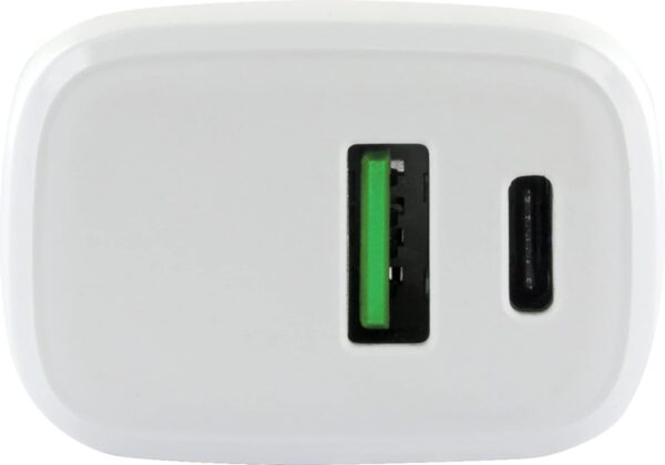 Caricatore Alimentatore USB-C™ 20W e USB-A 18W da Muro - immagine 7