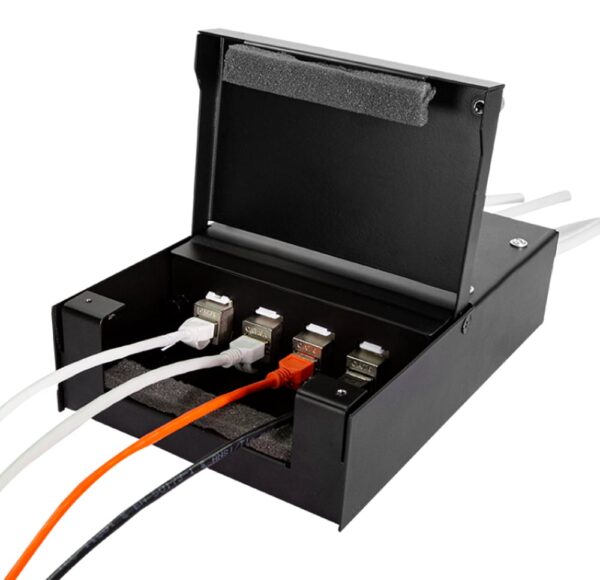 Box di Distribuzione 4 Porte Nero - immagine 7