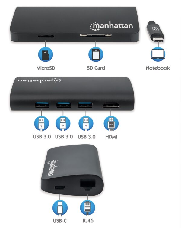 Adattatore USB-C™ SuperSpeed Multiporta - immagine 7