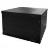 Armadio Rack 19'' a muro 12 unità sezione unica prof. 450mm Nero - immagine 6