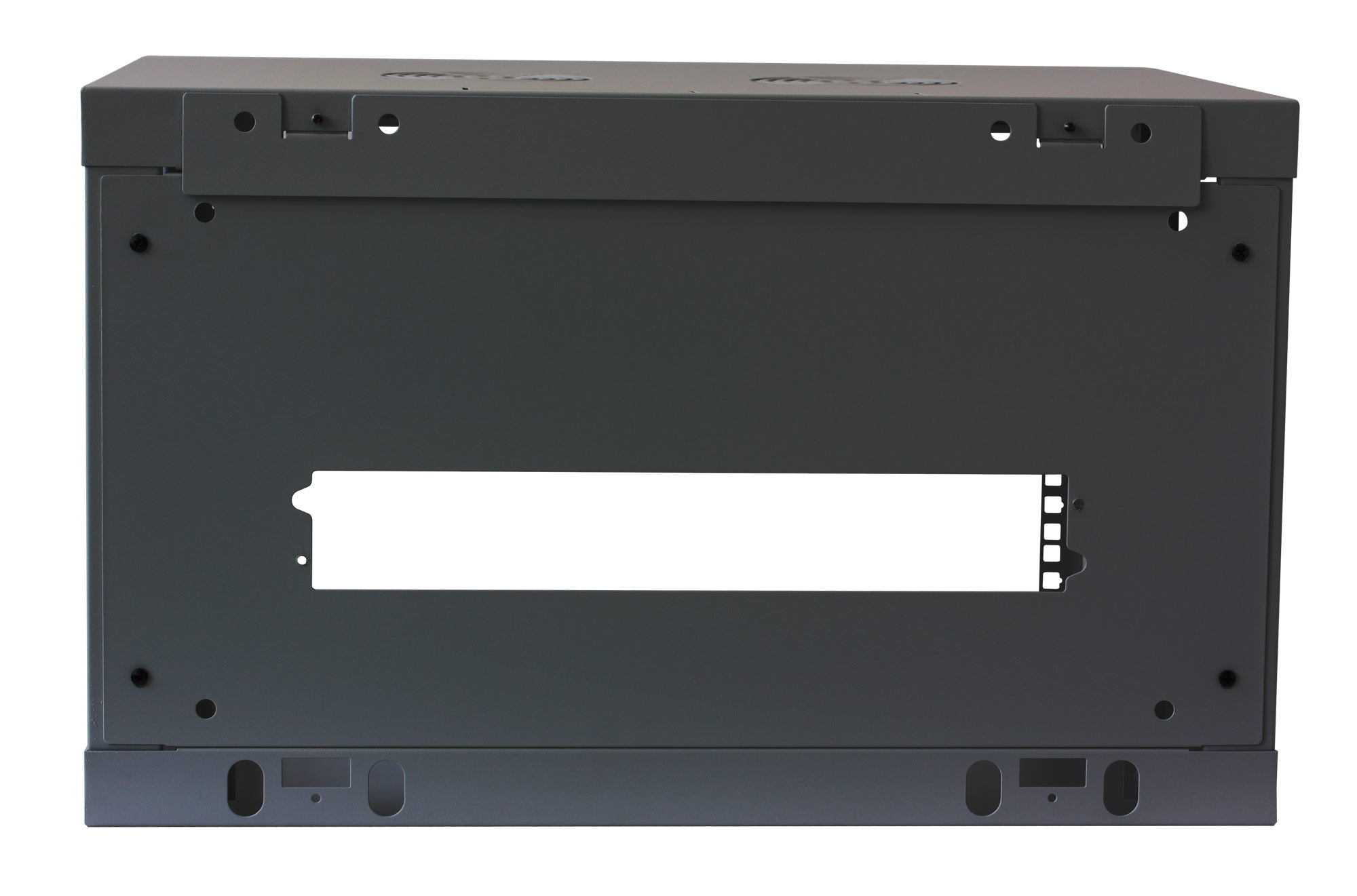Armadio Rack 19'' a muro 9 unità sezione unica prof. 450 Nero - immagine 8