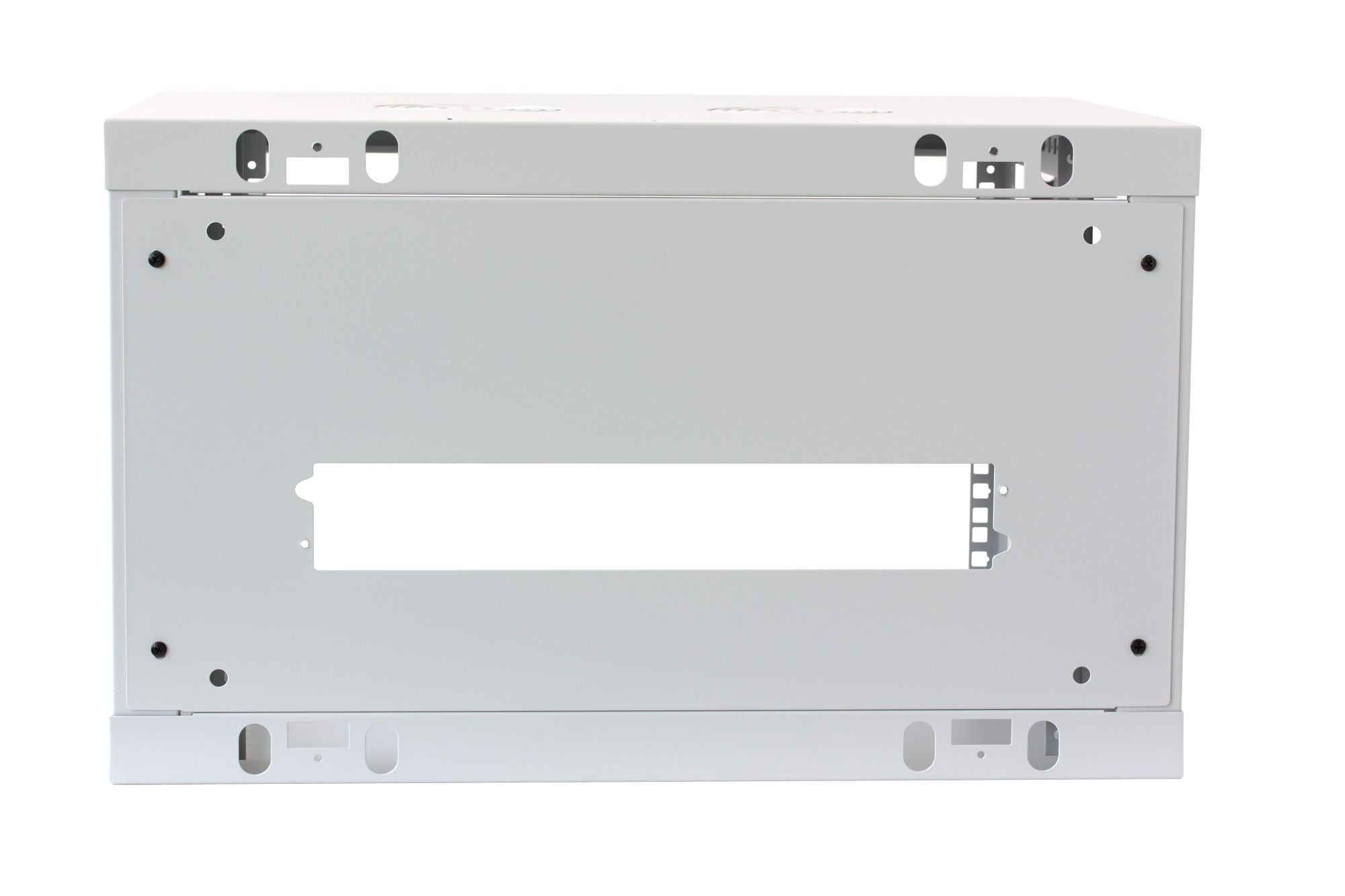 Armadio Rack 19'' a muro 9 unità sezione unica prof. 600mm Grigio - immagine 8