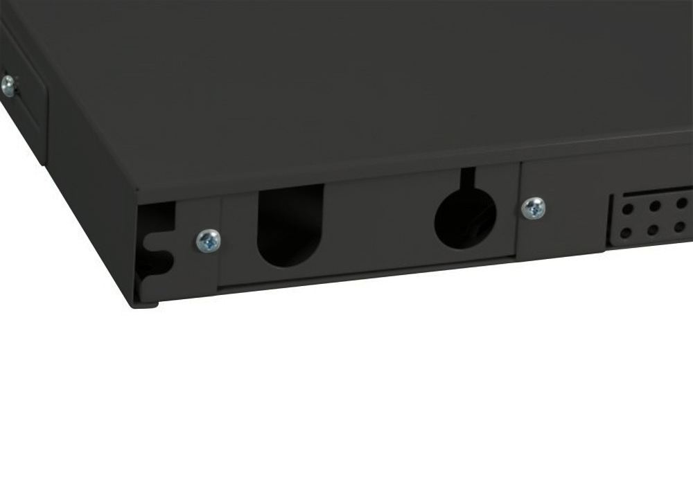 Cassetto Ottico 19'' con 12 bussole SC Duplex Multimodale OM2 Nero - immagine 6