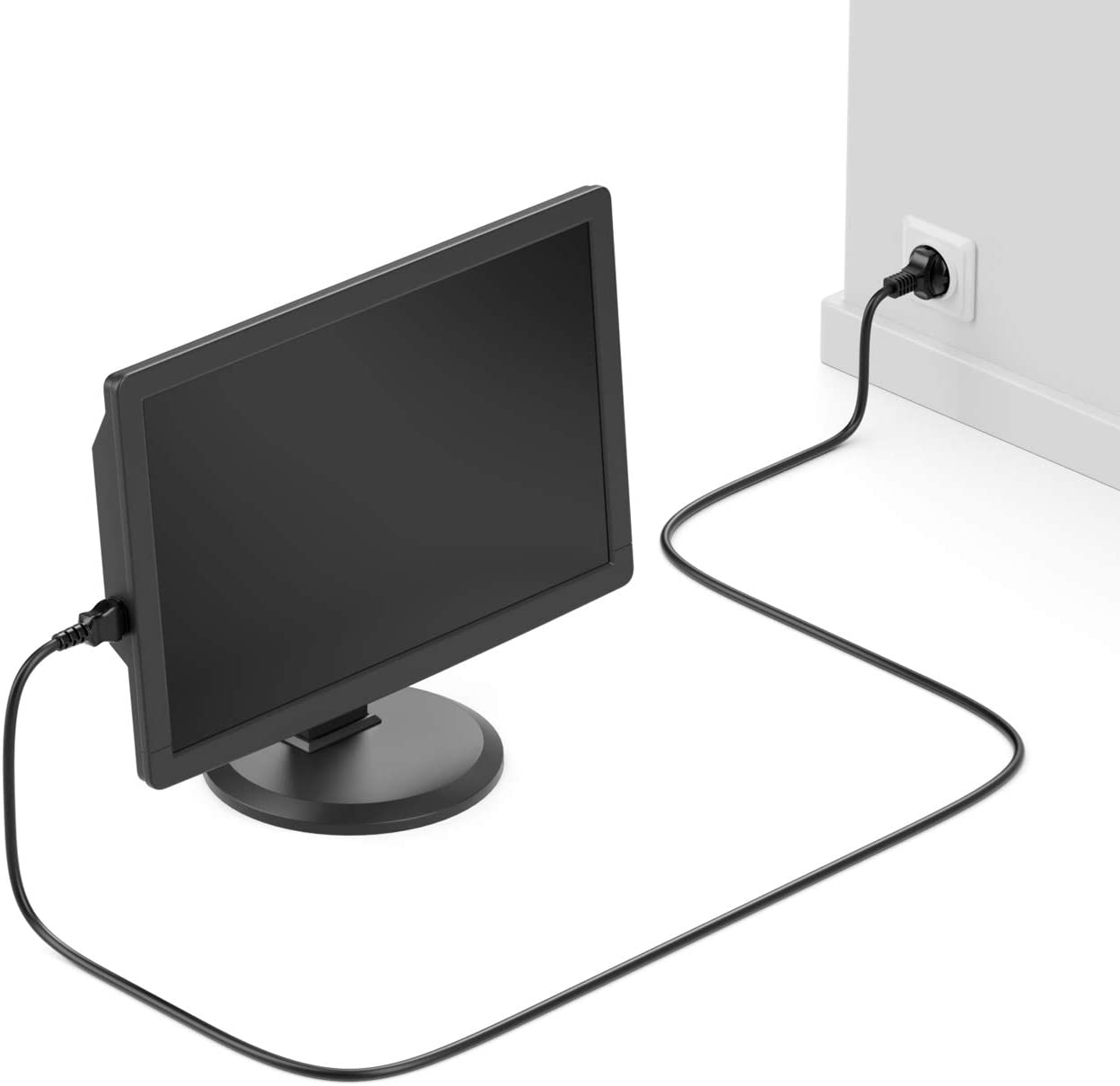 Cavo alimentazione C13 F a Schuko 1,8 mt nero - immagine 7