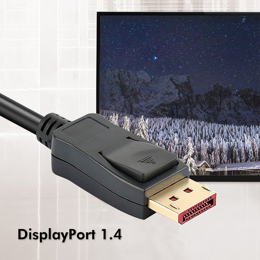 Cavo Audio/Video DisplayPort 8K M/M 3 m Nero - immagine 6