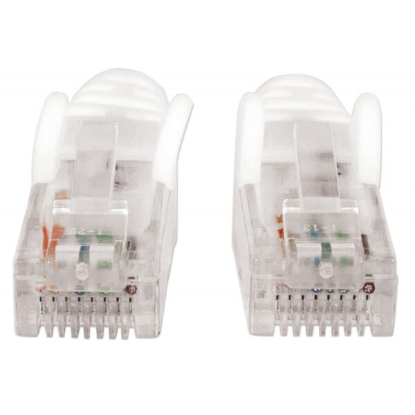 Cavo di rete Patch in Rame Cat. 5e Bianco UTP 15 m - immagine 7