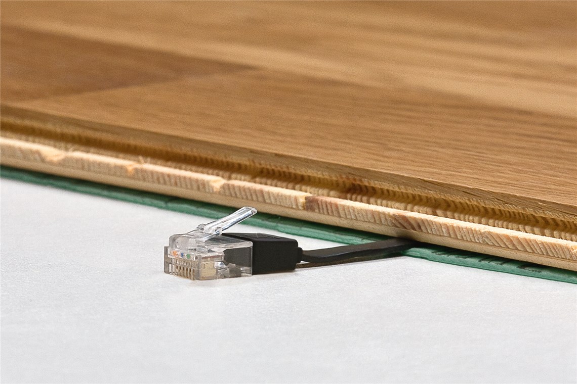 Cavo di Rete Patch Piatto in Rame Cat.6A UTP 5m Bianco - immagine 6