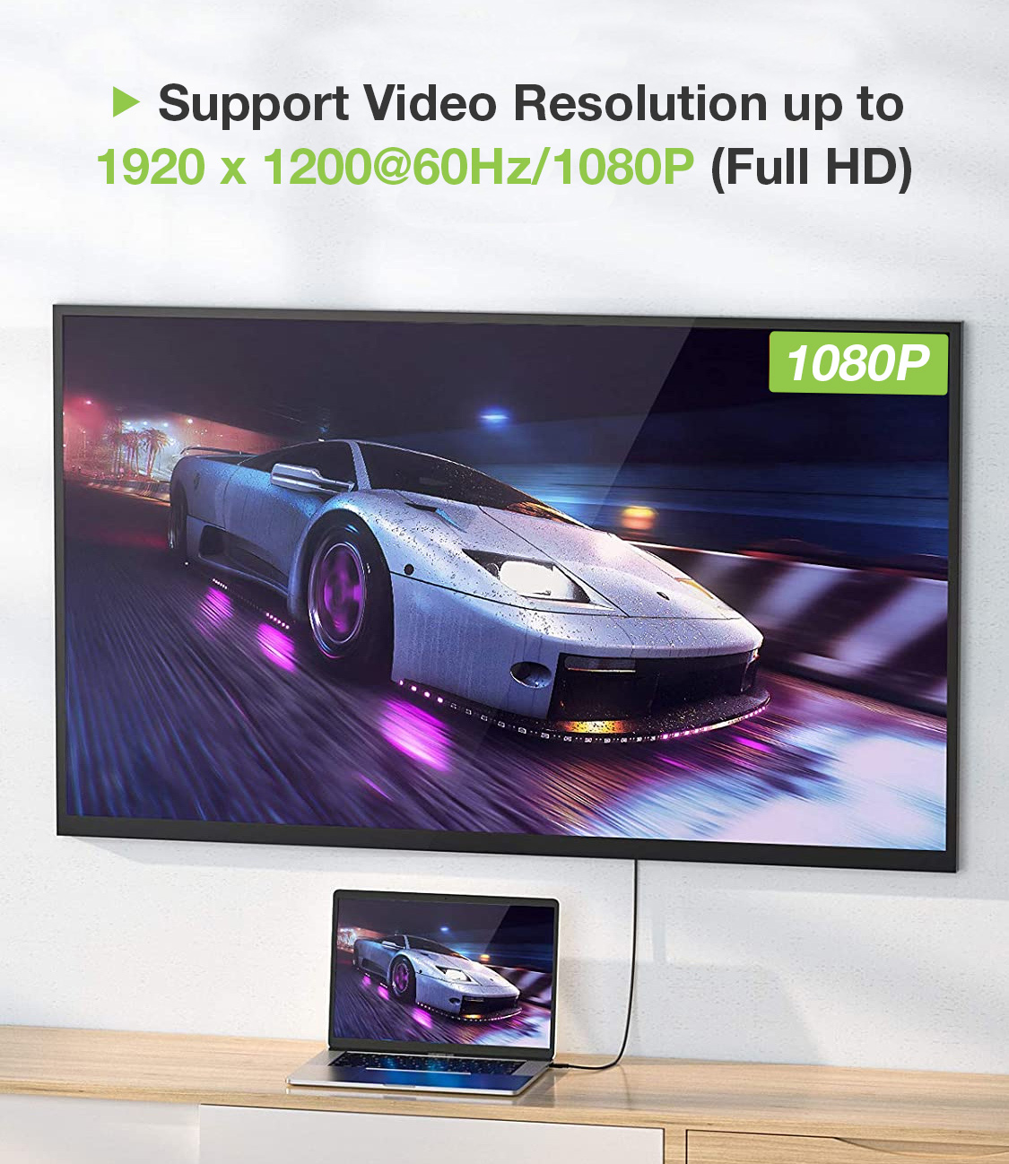 Cavo Monitor da DisplayPort a VGA 3 m - immagine 7