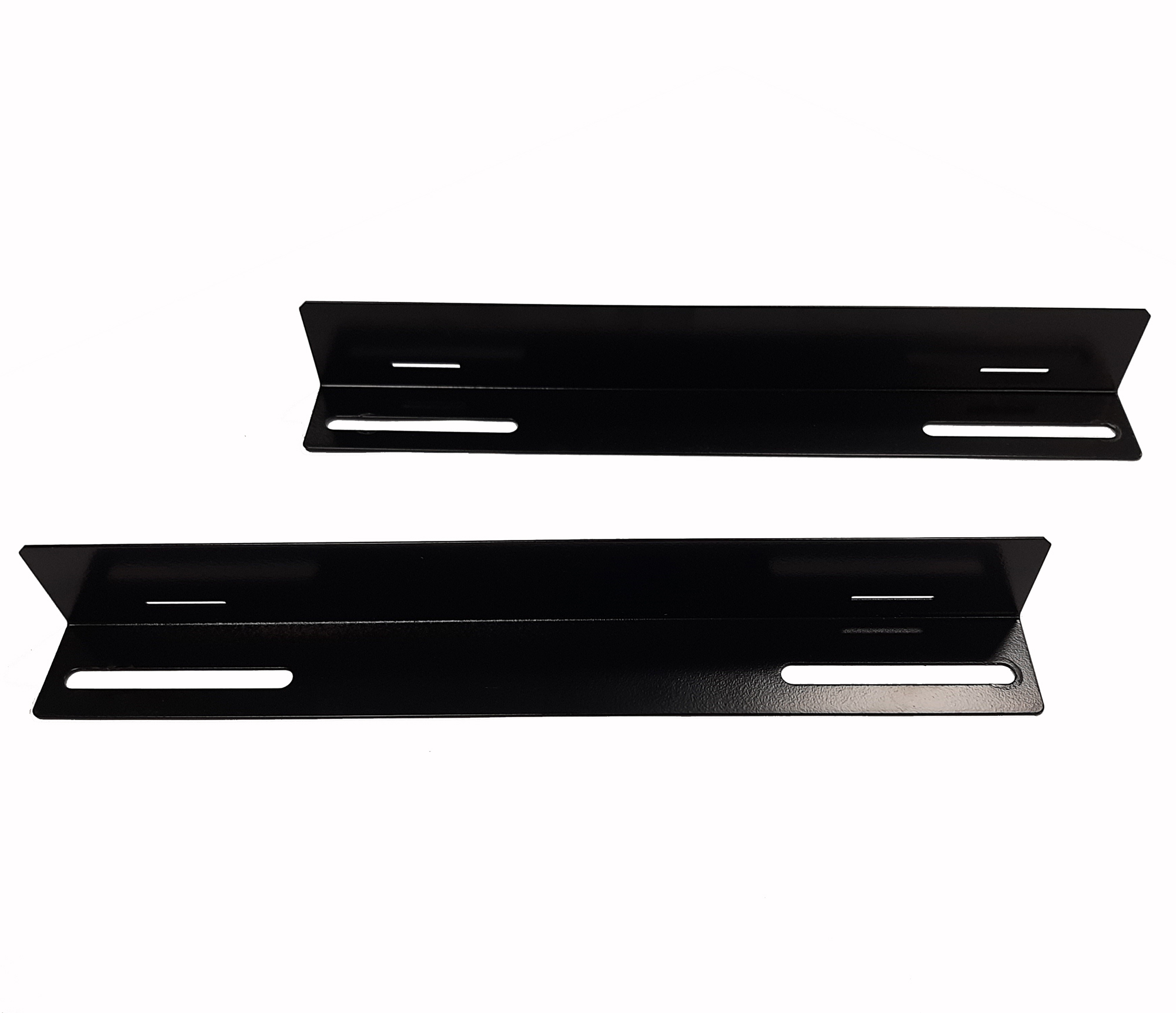 Coppia staffe a L Laterale per Rack 19'' a Muro Prof. 450mm Nero - immagine 7
