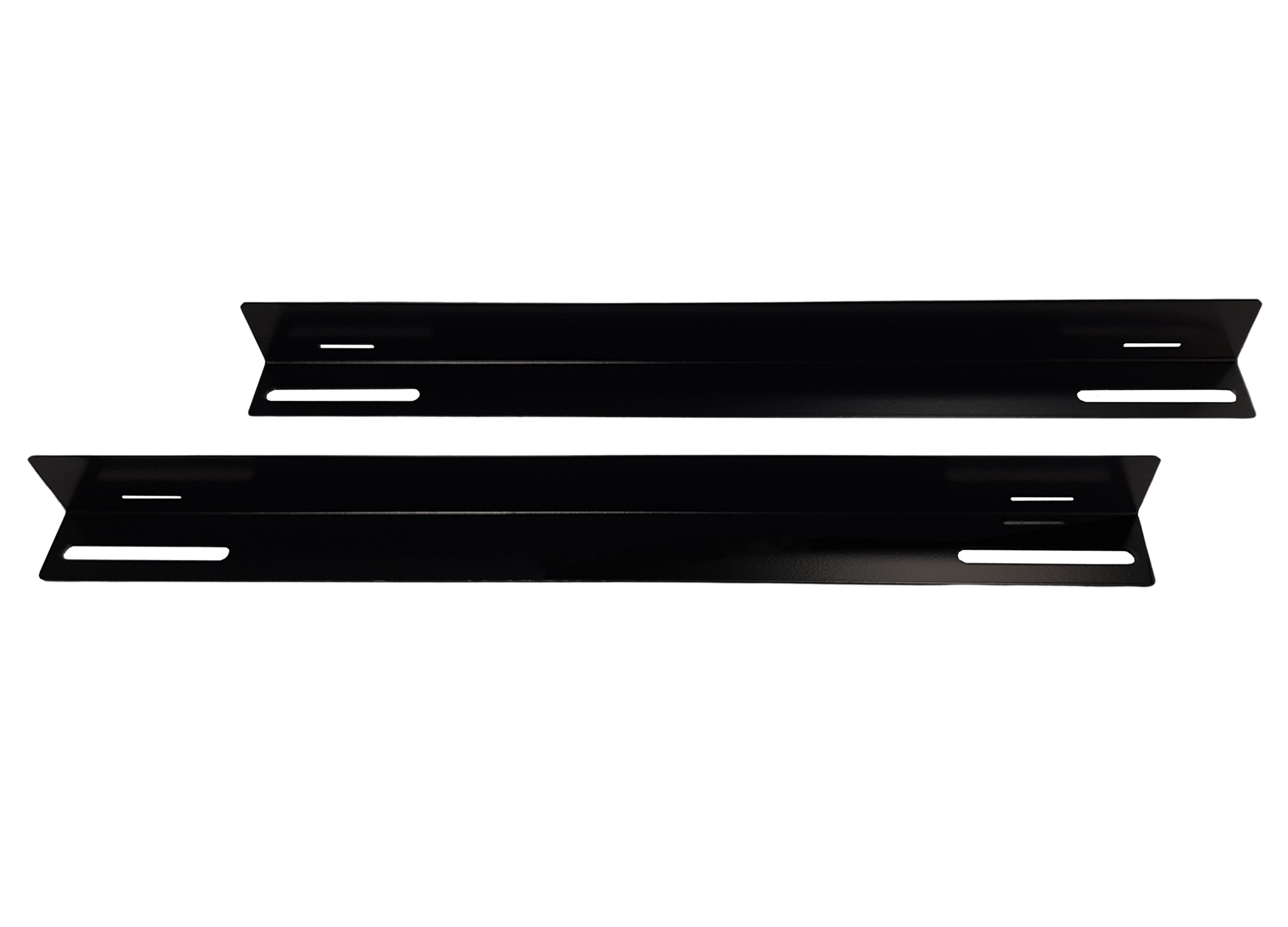 Coppia staffe a L Laterale per Rack 19'' a Muro Prof. 600mm Nero - immagine 7