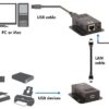 Extender 1 Porta USB su Cavo Cat.5/5e/6 fino a 50m, PoE - immagine 6