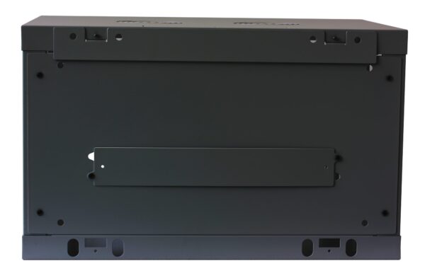 Armadio Rack 19'' a muro 6 unità sezione unica prof. 600mm Nero - immagine 7