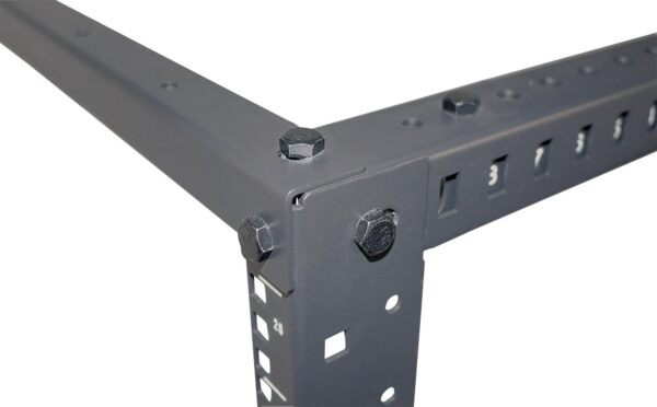 Open Frame Rack 19'' 4 Montanti 26U con profondità regolabile - immagine 7
