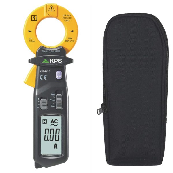 Pinza Amperometrica Digitale AC 60A 2000 Counts CAT III 600V, KPS-PF10 - immagine 7