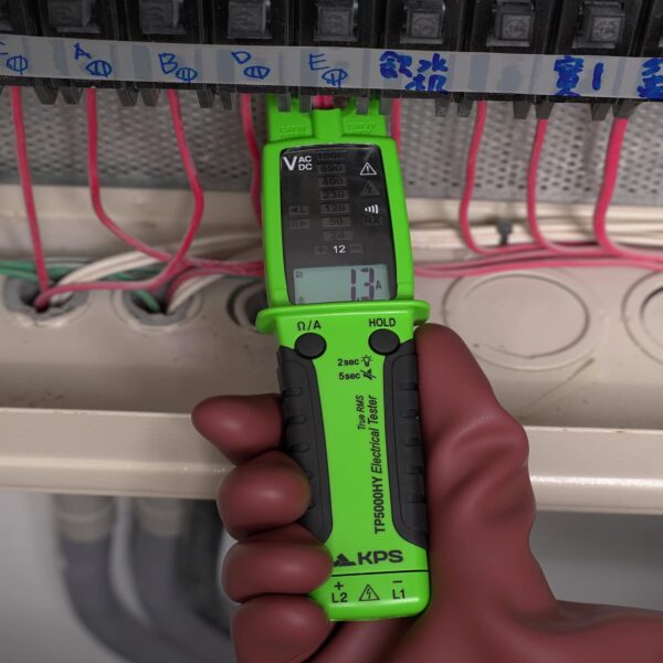 Tester di Tensione TRMS AC/DC 1000V AC 200A 10.000 Conti IP65 CAT.IV, KPS-TP5000HY - immagine 7